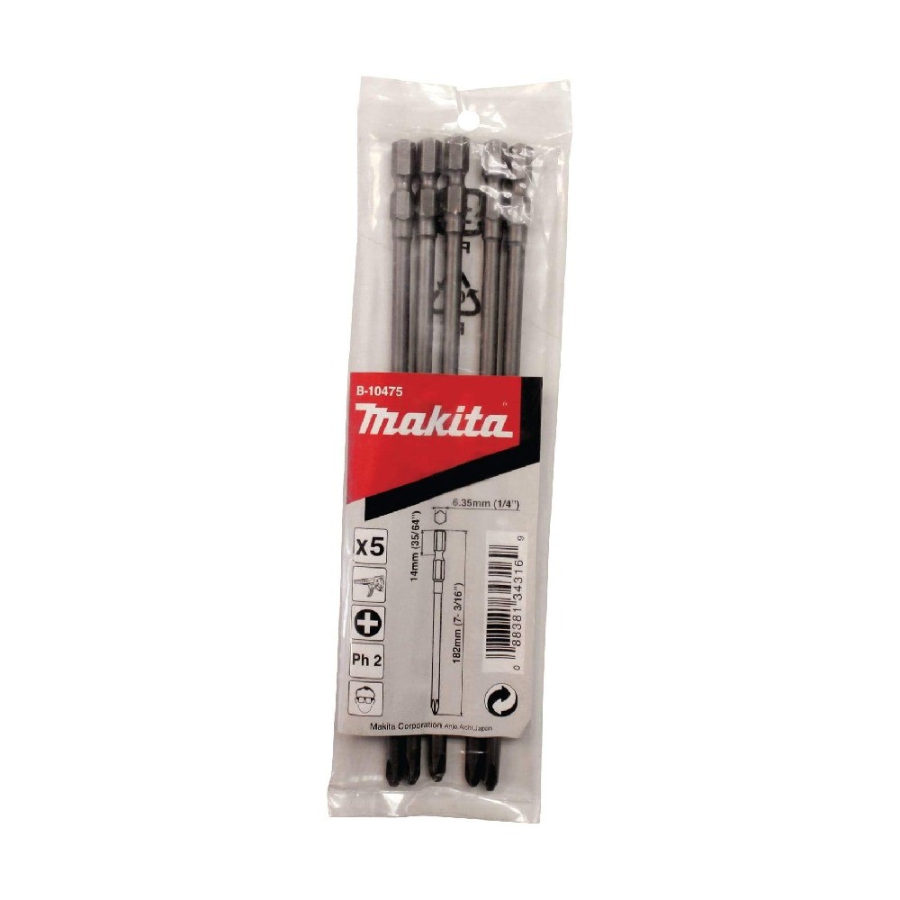 ดอกไขควง MAKITA B10475  EForm ขนาด PH2x182 mm NZ