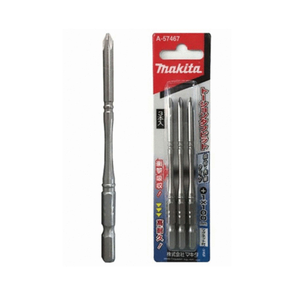 ดอกไขควง MAKITA A57467  EForm Silver Torsion ขนาด PH1x100 mm NZ