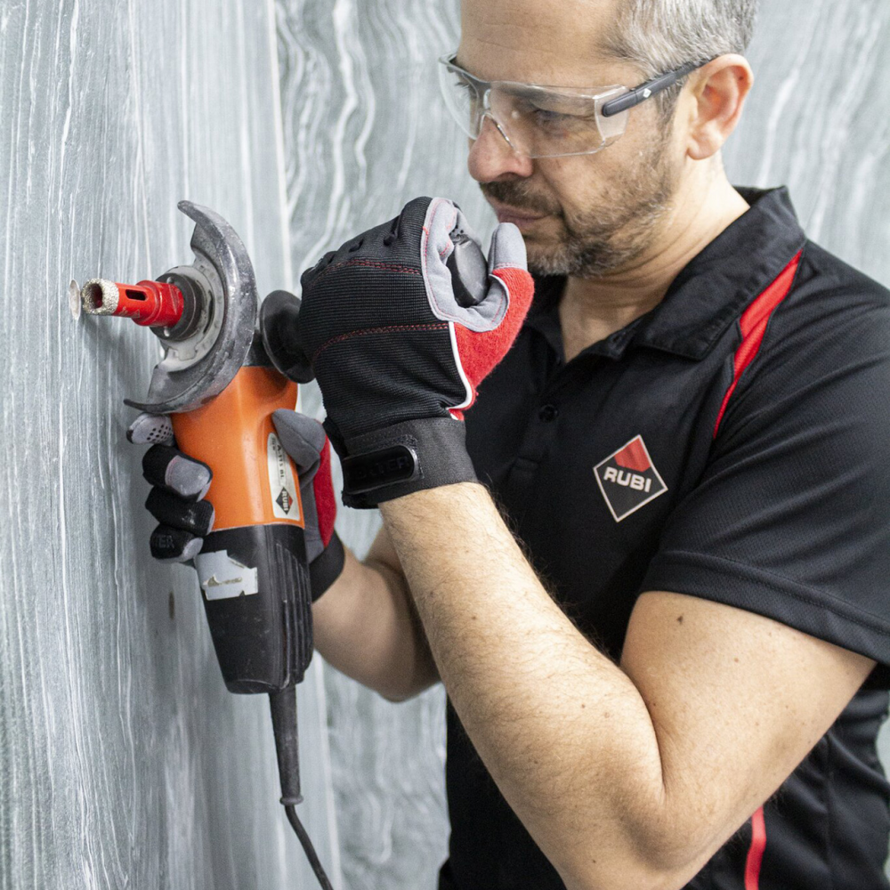 ดอกเจาะกระเบื้อง RUBI DRYGRES หัวเพรช แบบแห้ง ขนาด M10