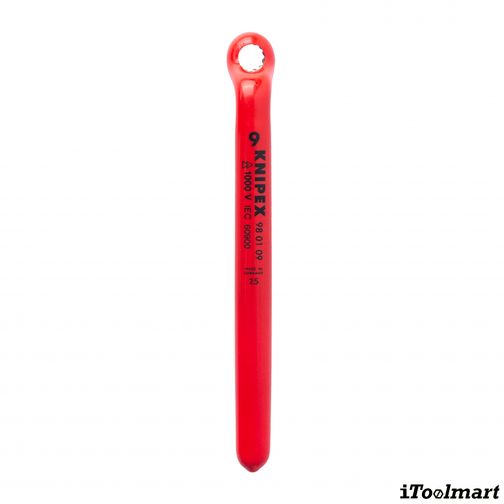 ประแจแหวน VDE KNIPEX 98 01 09 Box Wrench ขนาด 9 มม 