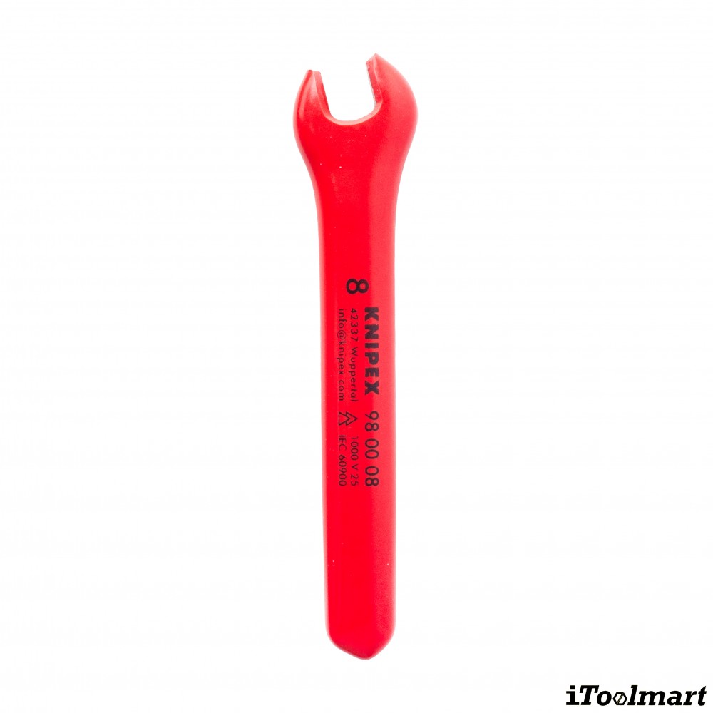 ประแจปากตาย VDE KNIPEX 98 00 08 Open end wrench ขนาด 8 มม 