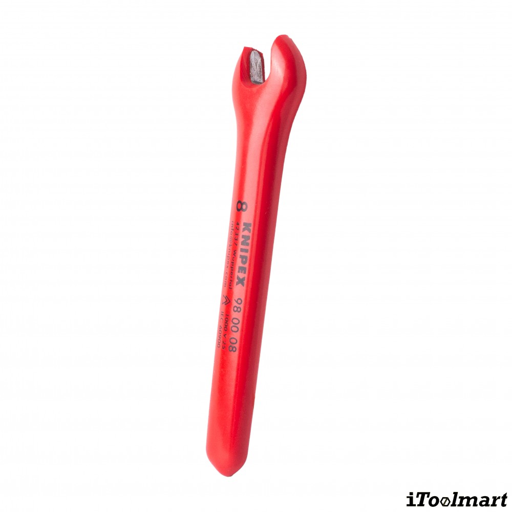 ประแจปากตาย VDE KNIPEX 98 00 08 Open end wrench ขนาด 8 มม 
