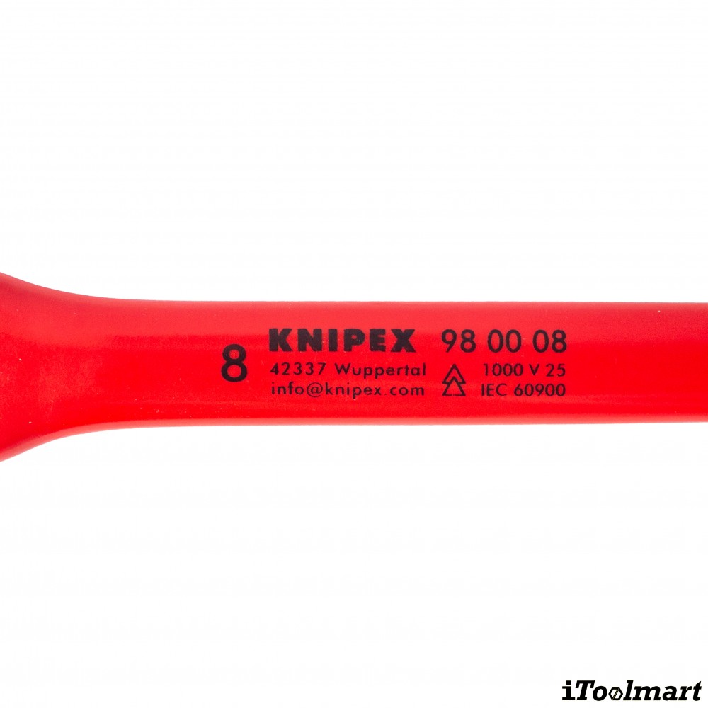ประแจปากตาย VDE KNIPEX 98 00 08 Open end wrench ขนาด 8 มม 