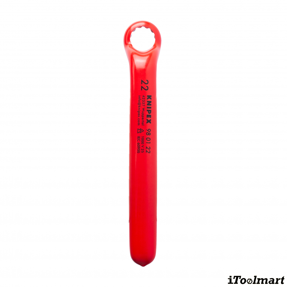 ประแจแหวน VDE KNIPEX 98 01 22 Box Wrench ขนาด 22 มม 
