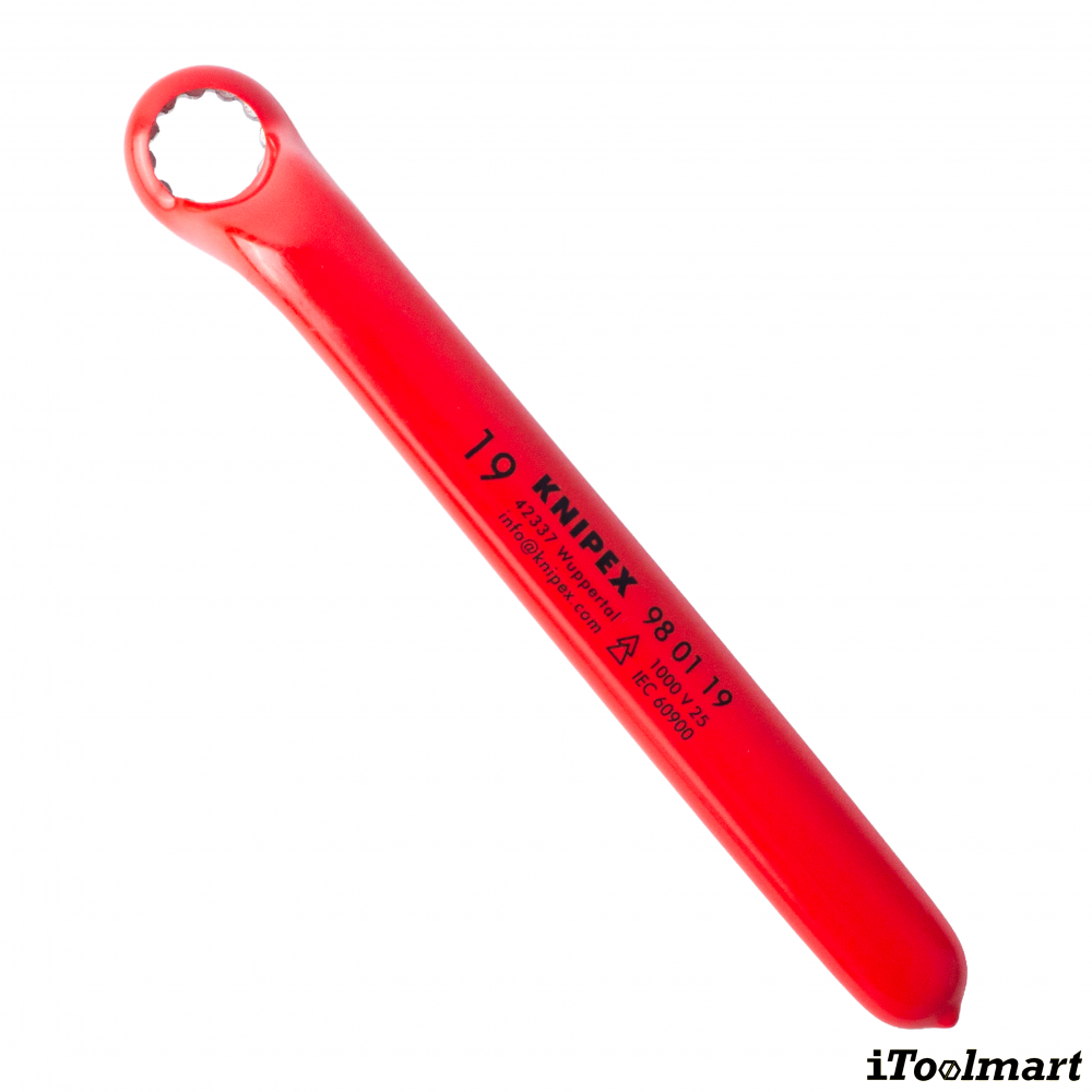 ประแจแหวน VDE KNIPEX 98 01 19 Box Wrench ขนาด 19 มม 