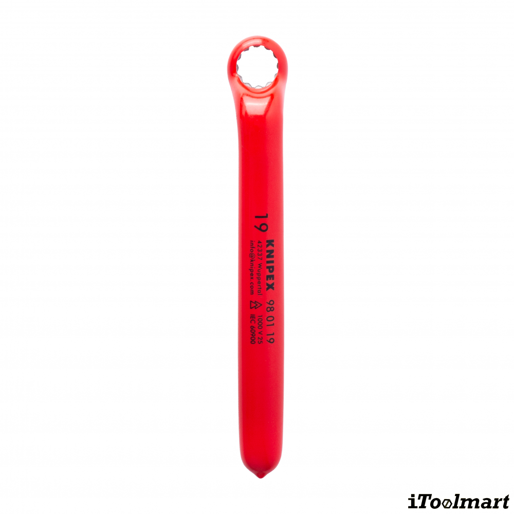 ประแจแหวน VDE KNIPEX 98 01 19 Box Wrench ขนาด 19 มม 