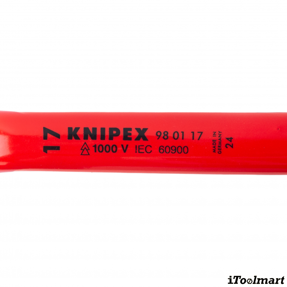 ประแจแหวน VDE KNIPEX 98 01 17 Box Wrench ขนาด 17 มม 