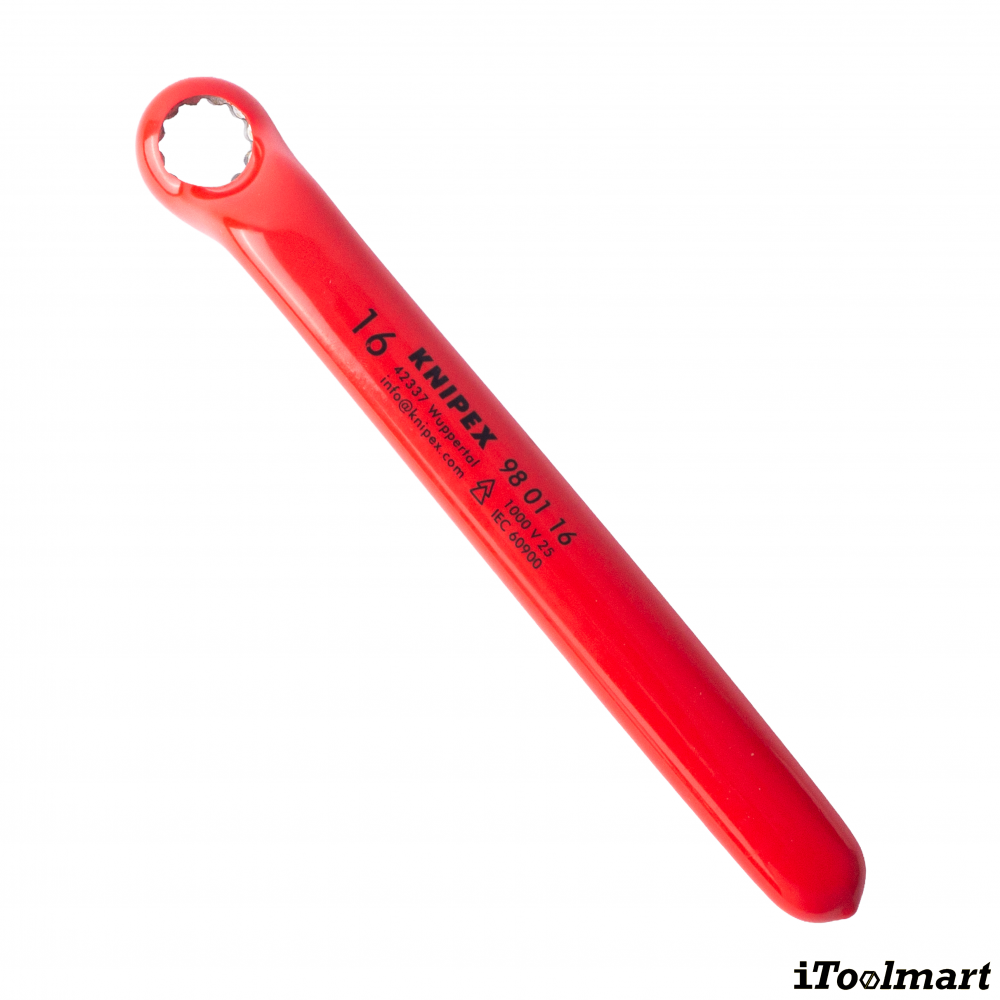ประแจแหวน VDE KNIPEX 98 01 16 Box Wrench ขนาด 16 มม 