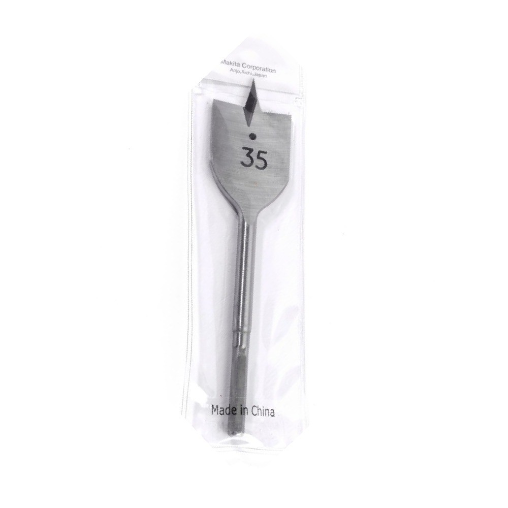 ดอกสว่านเจาะไม้ใบพาย  MAKITA D07842 ก้านกลม ขนาด 35x160mm 