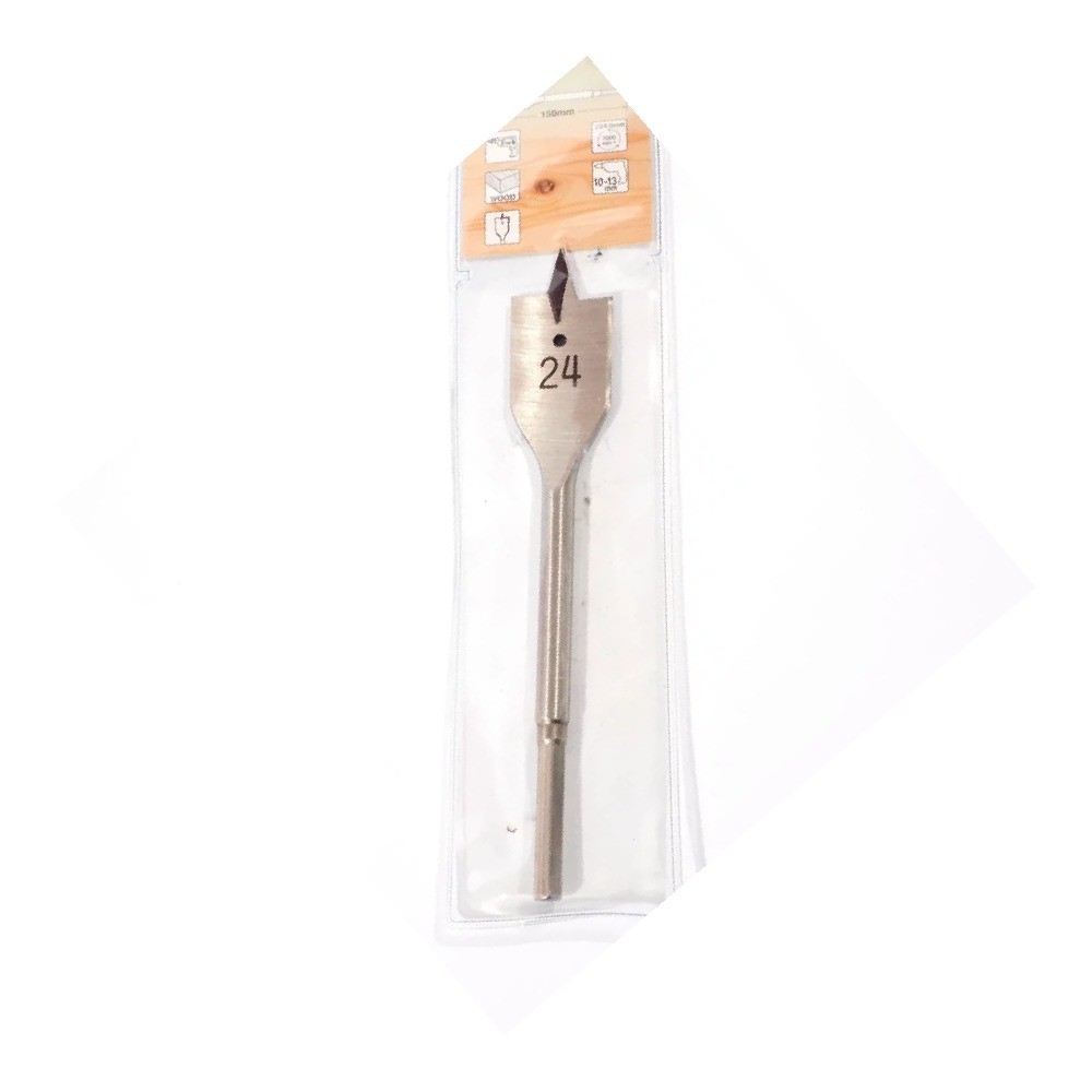 ดอกสว่านเจาะไม้ใบพาย  MAKITA D07777 ก้านกลม ขนาด 24x150mm 