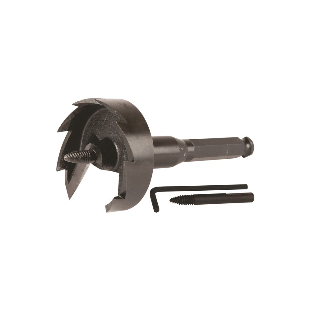 ดอกเจาะบานพับถ้วย MAKITA  D30025  สำหรับไม้ Self Feed 214″ 57mm ก้านหกเหลี่ยม 716″