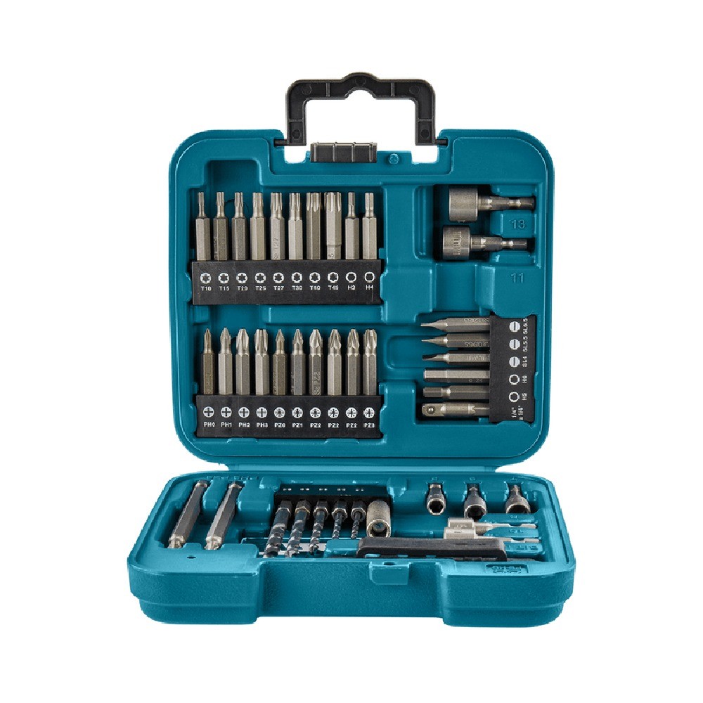ชุด SQUARE MAKITA  D58877  ดอกสว่าน HSSG บล็อก ไขควง 42 ขิ้น