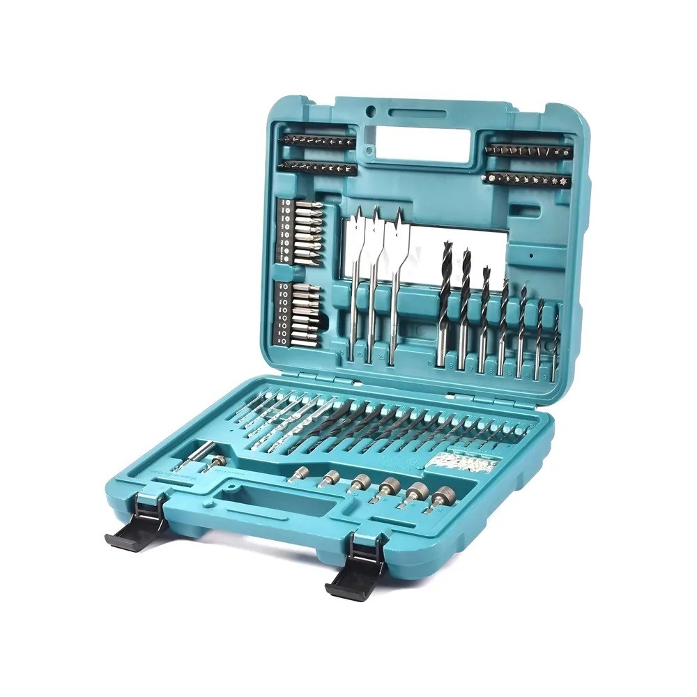 ชุด SQUARE MAKITA D47254 ดอกสว่าน HSSR ปูนไม้ 100ขิ้น