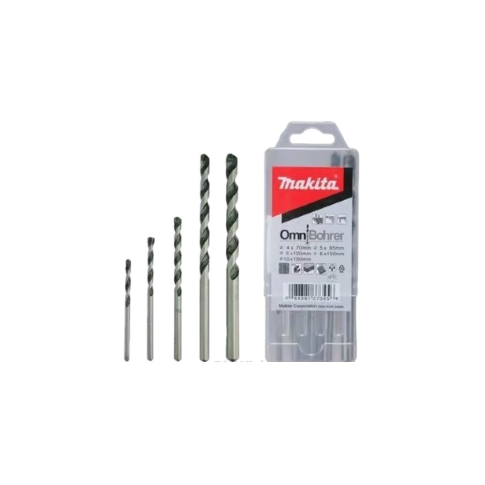 ชุดดอกสว่าน MAKITA  D36778 เจาะก้านกลมเอนกประสงค์ 5 ดอกชุด 410 mm