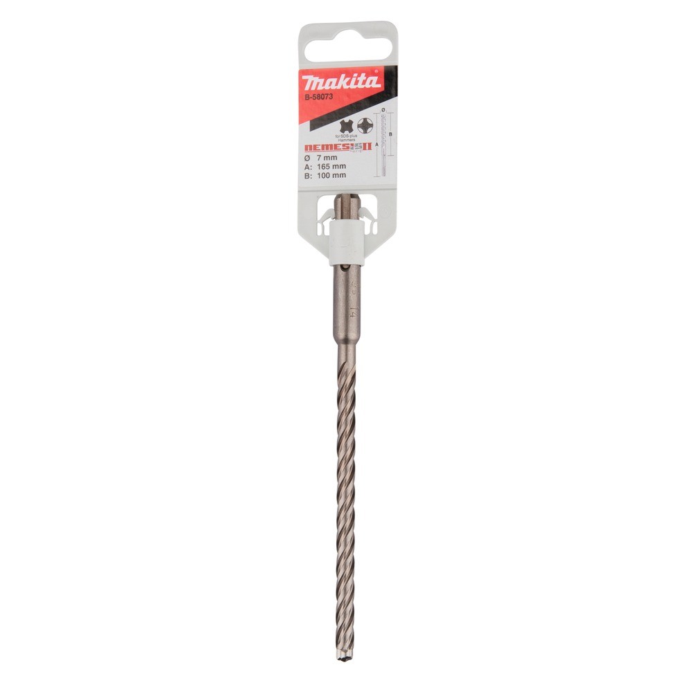 ดอกสว่าน MAKITA  B58073  SDS NemesisII 7 x 165 mm