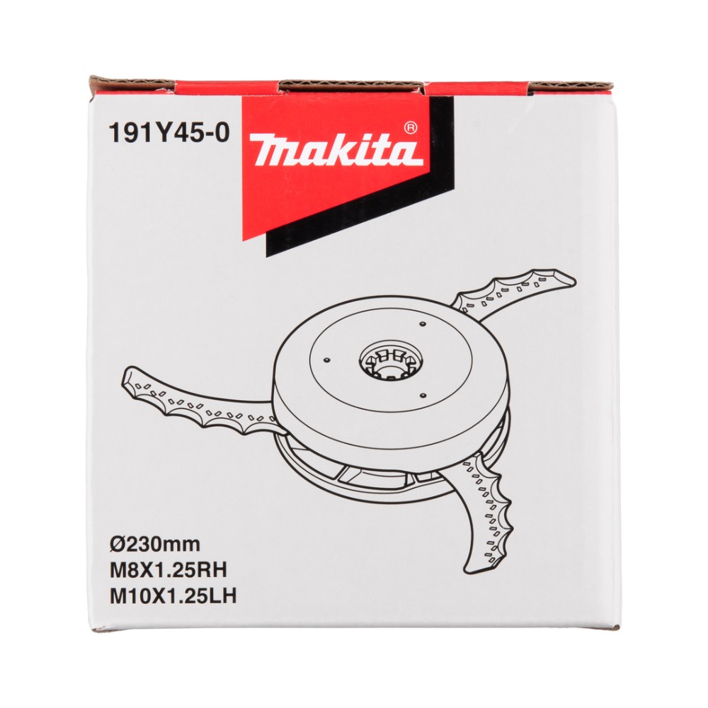 ชุดใบมีดพลาสติกตัดหญ้า MAKITA 191Y45 0 Plastic Blade Set ขนาด 230 มม  สำหรับเครื่องตัดหญ้าไร้สาย DUR194