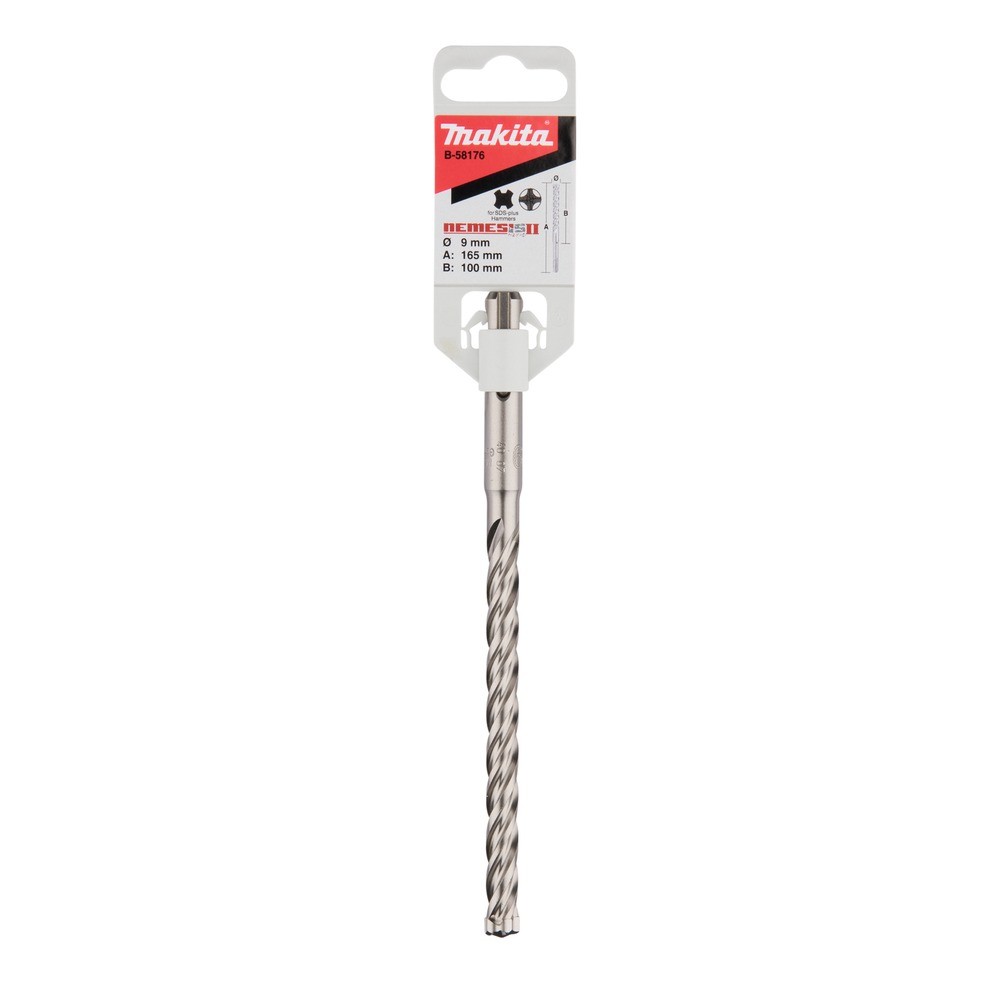 ดอกสว่าน MAKITA  B58176  SDS NemesisII 9 x 165 mm