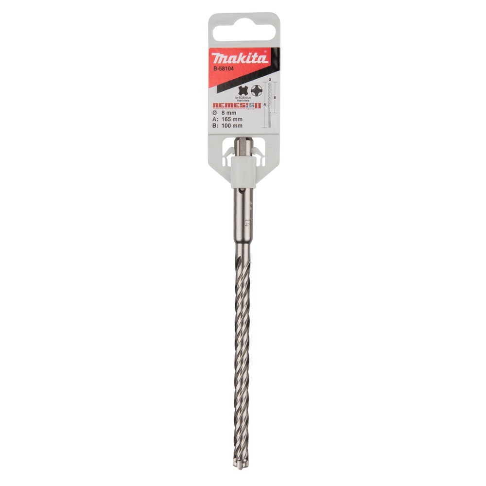 ดอกสว่าน MAKITA  B58104  SDS NemesisII 8 x 165 mm