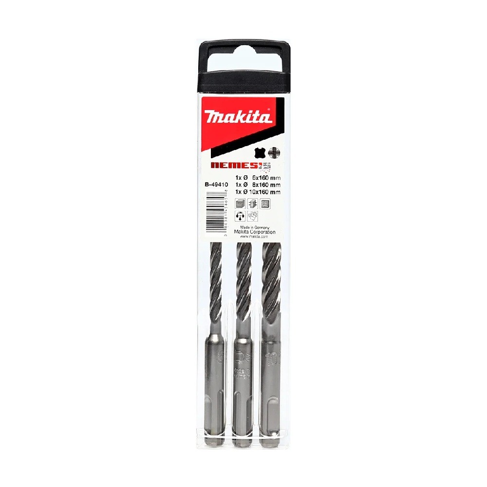 ชุดดอกสว่าน MAKITA B49410 Nemesis SDS 3 ดอก 6810x160mm
