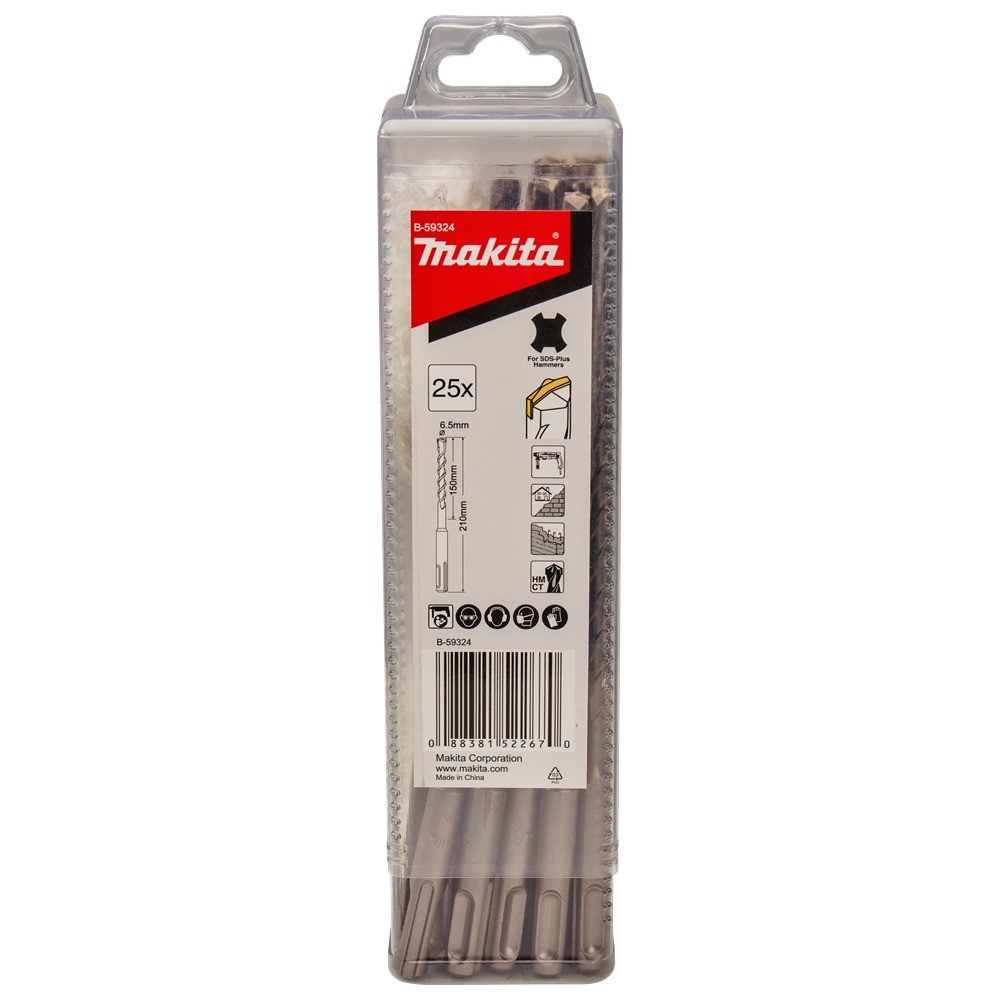 ดอกสว่าน MAKITA B59324 SDS Centering Tip 65×210 mm 25 ดอกชุด
