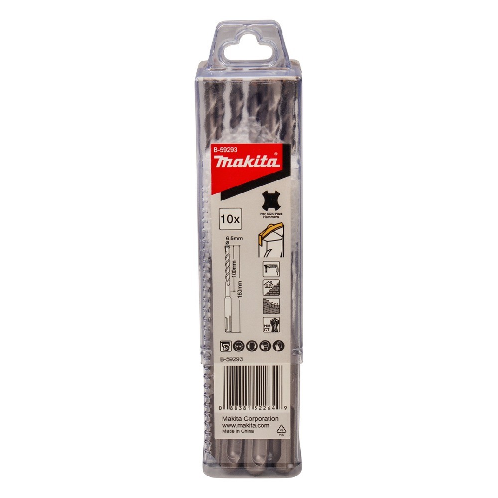ดอกสว่าน MAKITA B59293  SDS Centering Tip 65×160 mm 10ดอกชุด