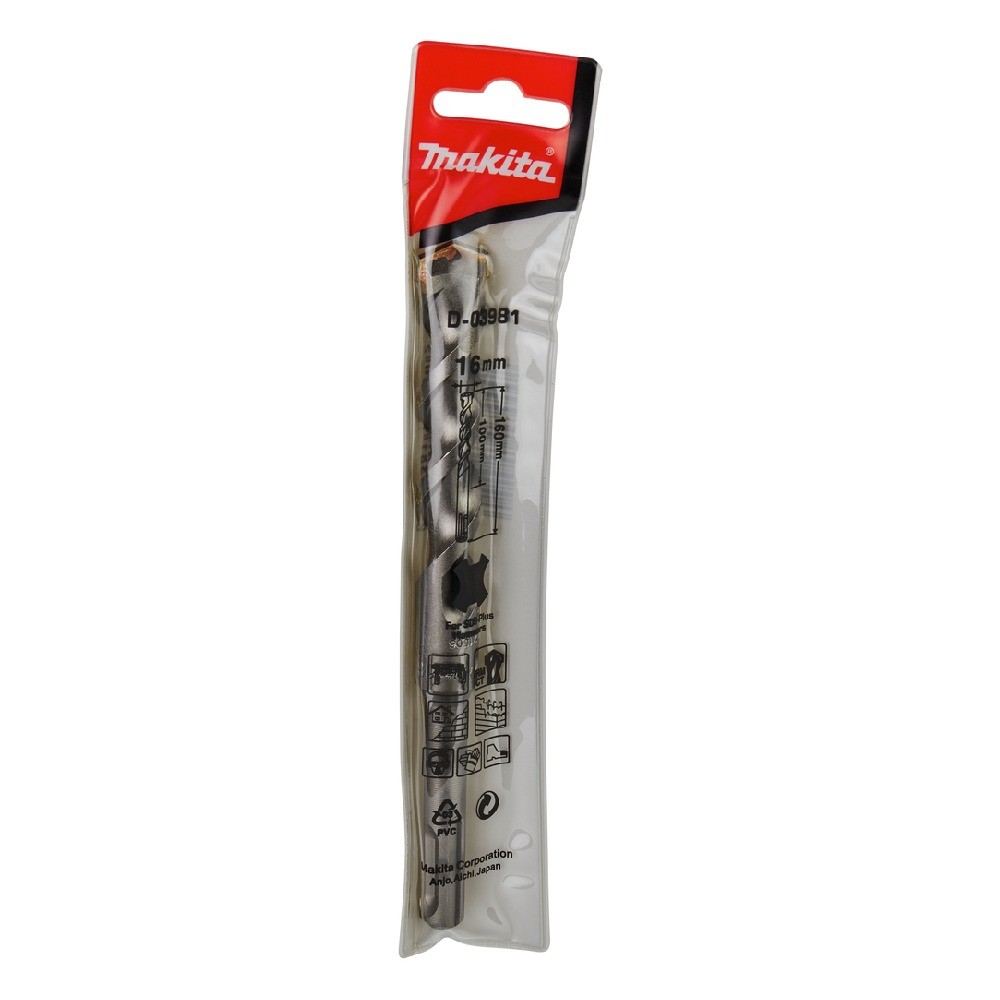 ดอกสว่าน MAKITA D03981  SDS 2Plus 16x160mm