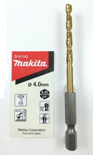 ดอกสว่านอิมแพค MAKITA D 31142 Hss Tin Bit 4x105 mm