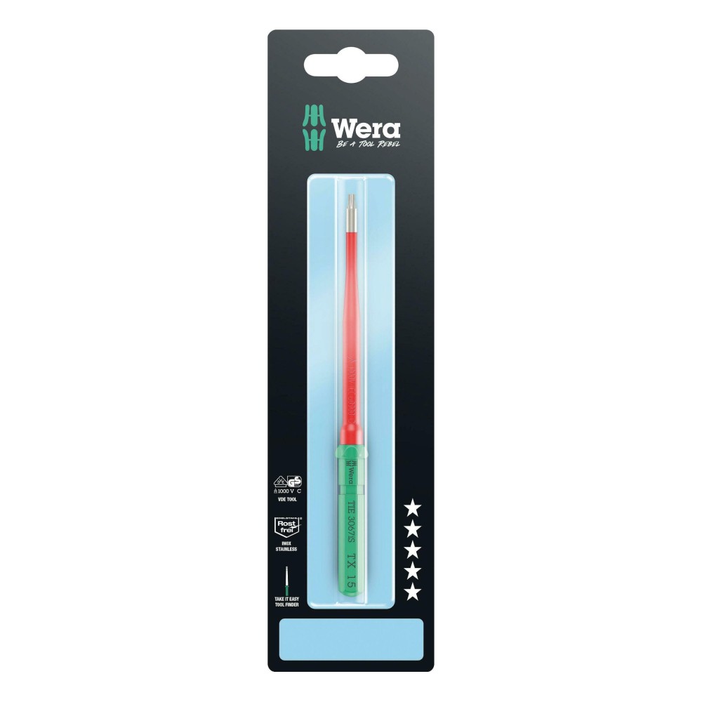 ก้านไขควง Wera Kraftform Kompakt VDE 3067 iS 05006590001 TX15 x 157 mm
