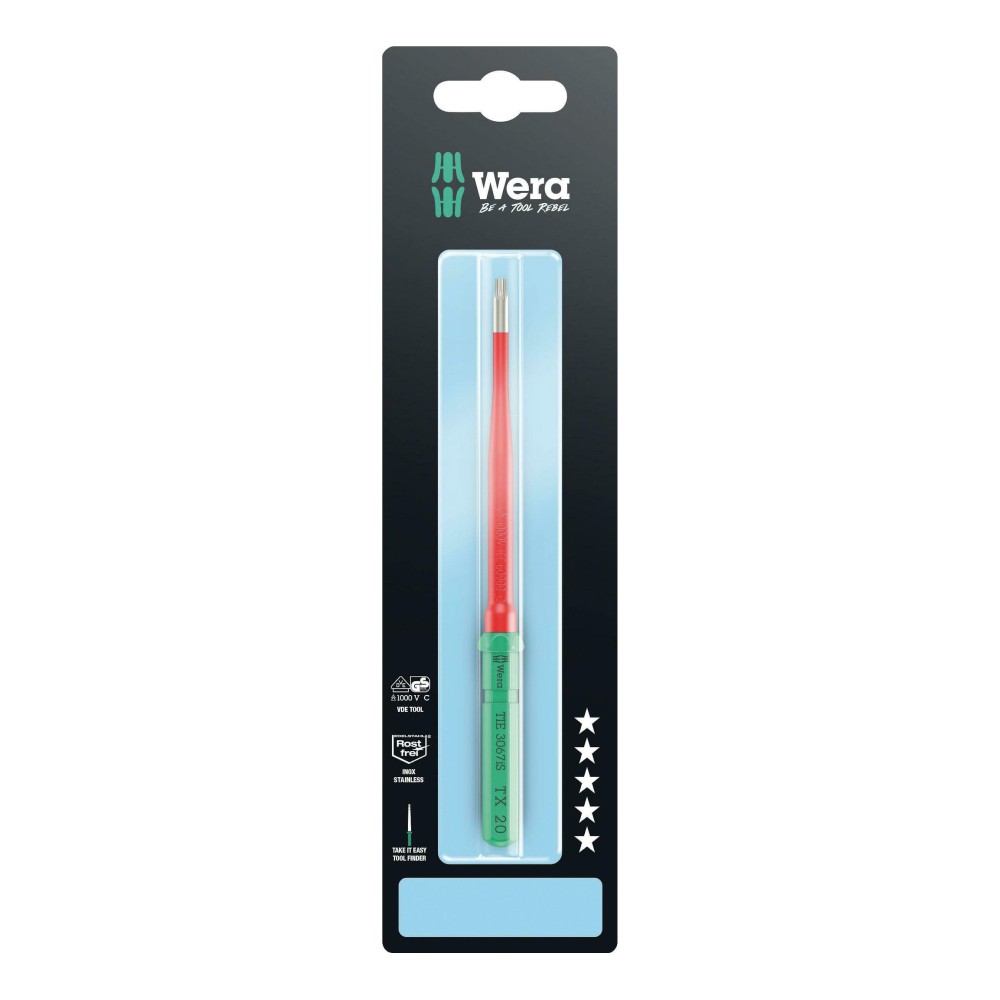 ก้านไขควง Wera Kraftform Kompakt VDE 3067 iS 05006591001 TX20 x 157 mm