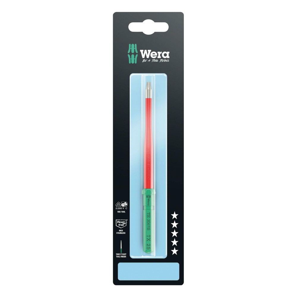 ก้านไขควง Wera Kraftform Kompakt VDE 3067 iS 05006592001 TX25 x 157 mm