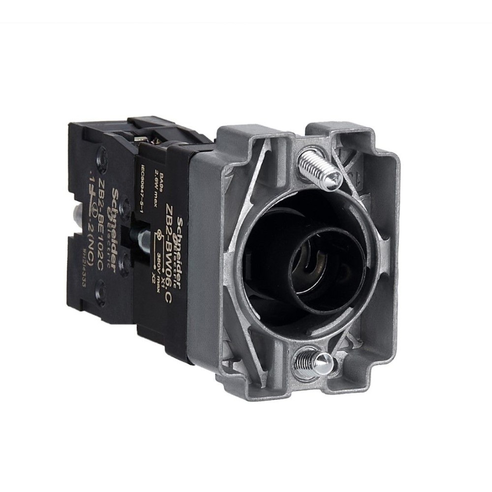 บล็อกไฟ SCHNEIDER ZB2BW062C Easy Harmony XB2 สำหรับชุดปุ่มกด แรงดัน 380V  1NC 