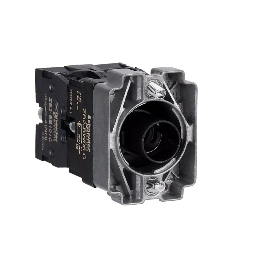 บล็อกไฟ SCHNEIDER ZB2BW063C Easy Harmony XB2 สำหรับชุดปุ่มกด แรงดัน 380V  2NO 