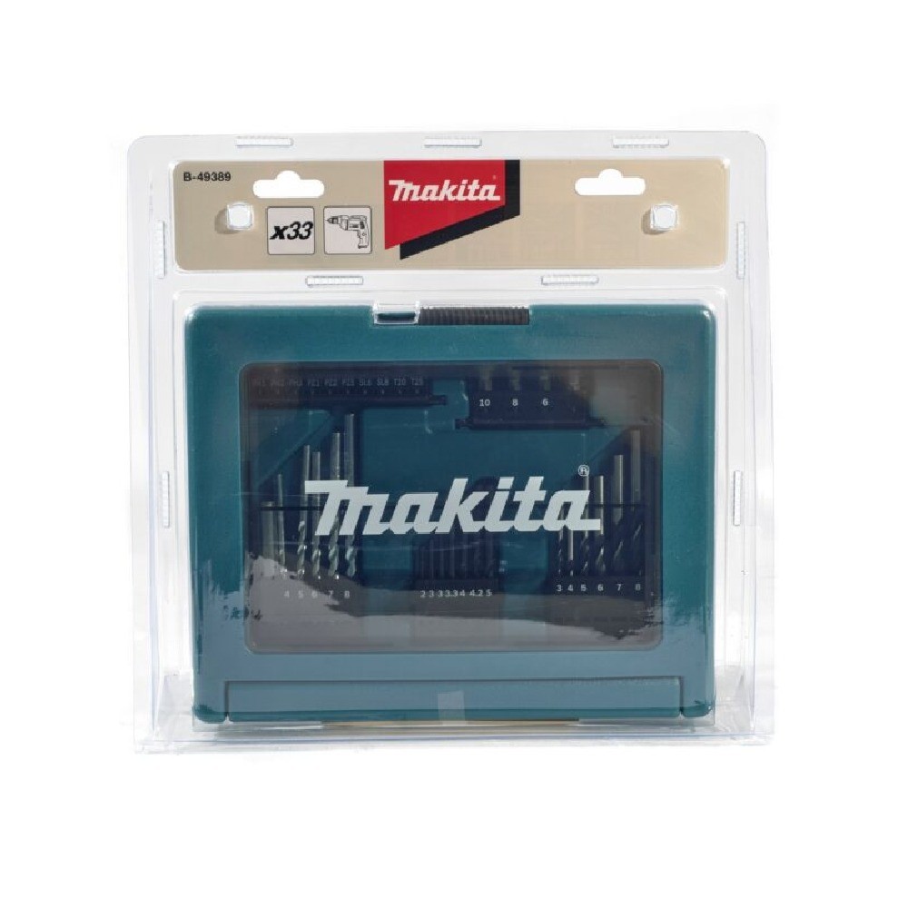 ชุดดอกสว่านและไขควง MAKITA B 49389 ชุด TABLET  33 ขิ้น