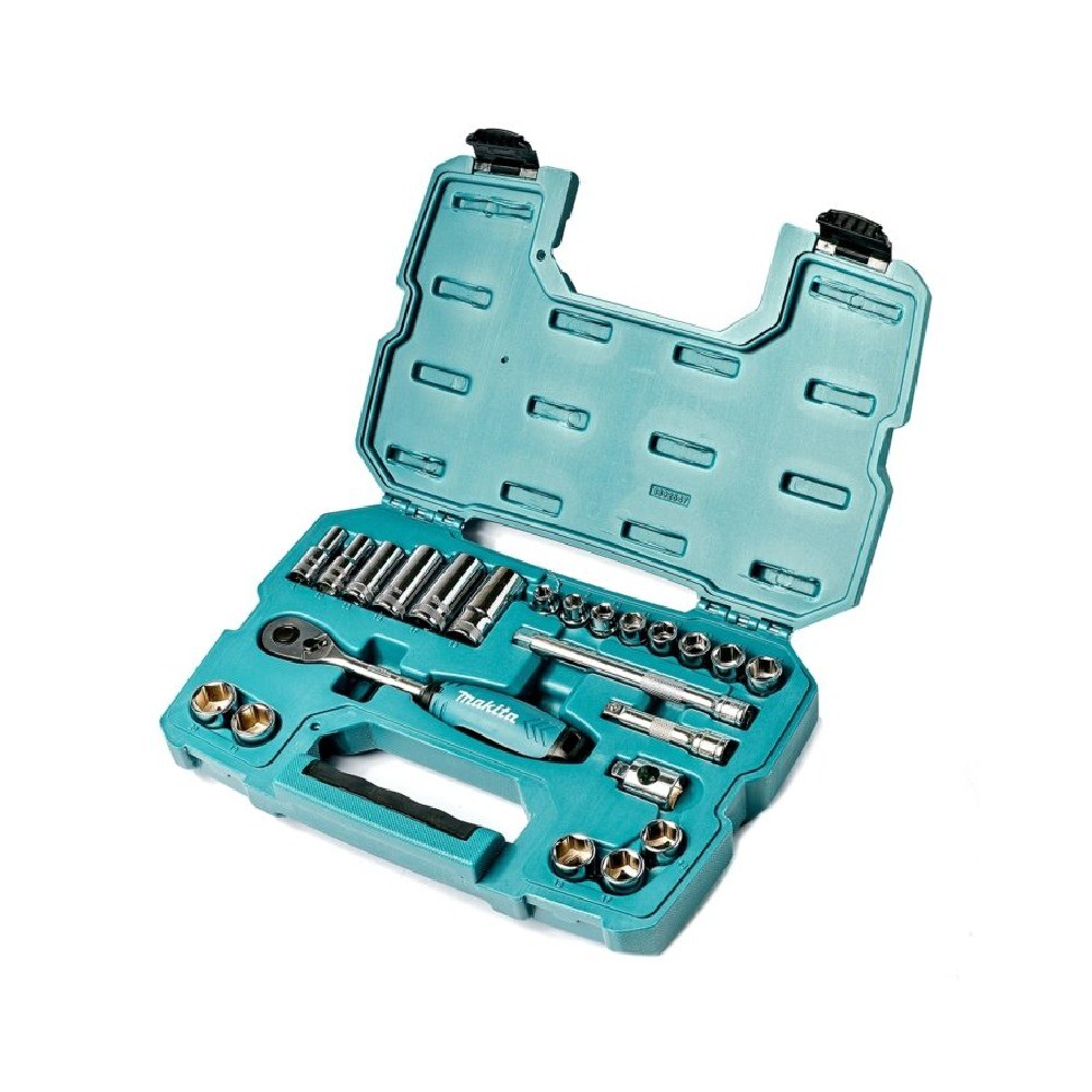 ชุดลูกบล็อกพร้อมด้ามฟรี MAKITA B 65573  23ชิ้น ชุด  ขนาด  3 8 นิ้ว 