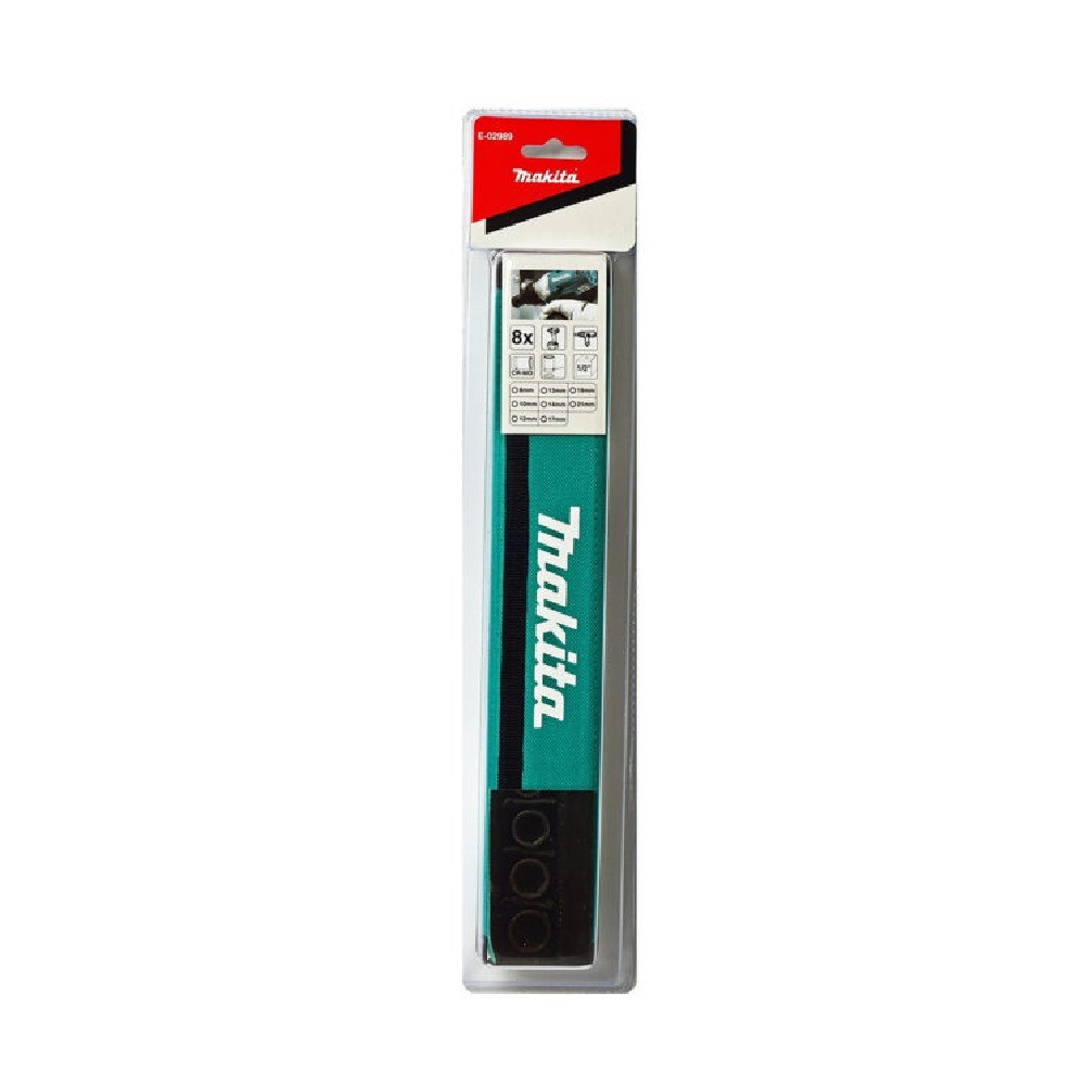 ชุดลูกบล็อก  MAKITA E 02989  Impact 1 2 นิ้ว 8 ลูกเบอร์ 8 21x38mm Textile Case