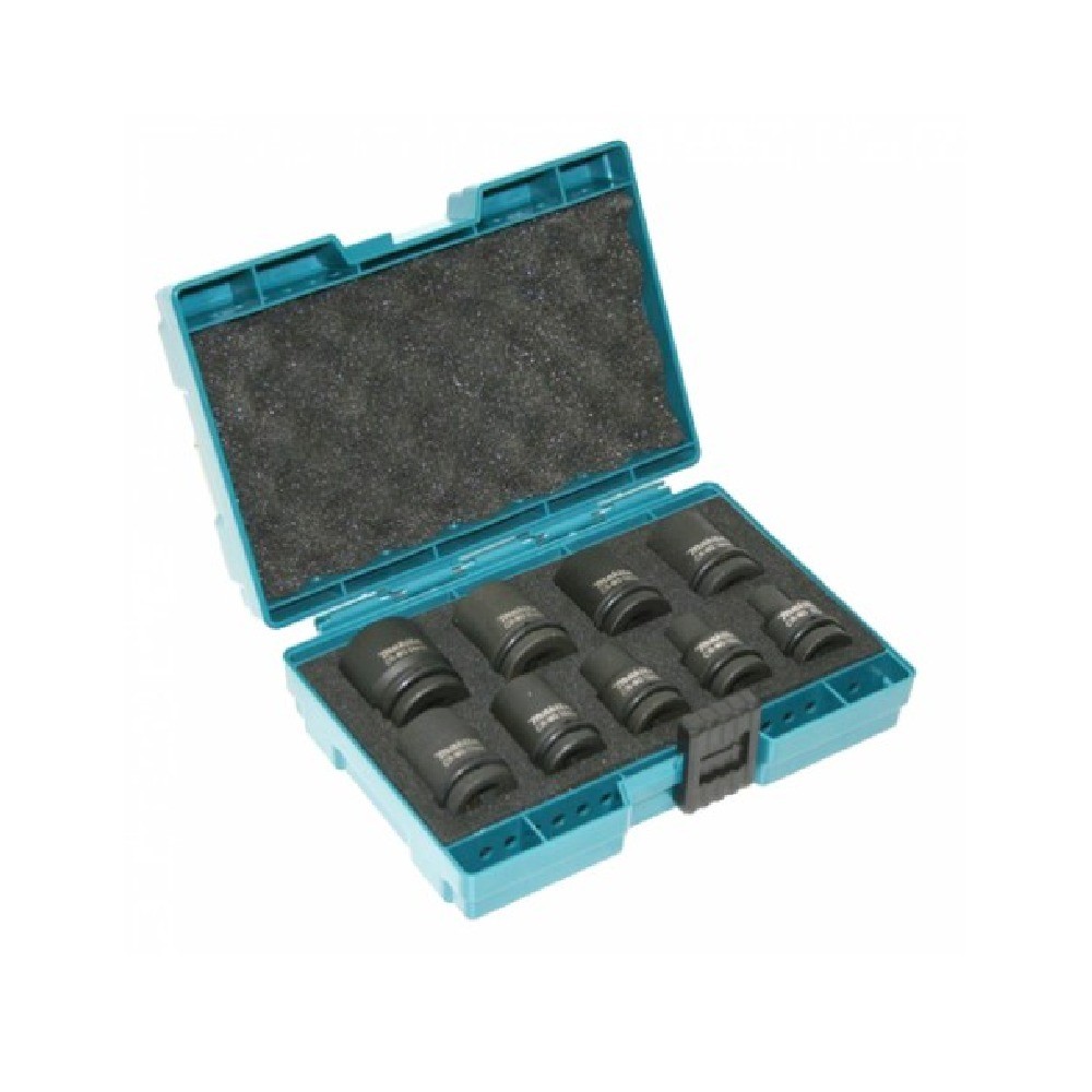 ชุดลูกบล็อก  MAKITA D 42575  Impact 1 2 นิ้ว  9 ลูกเบอร์ ขนาด 8 24x38mm