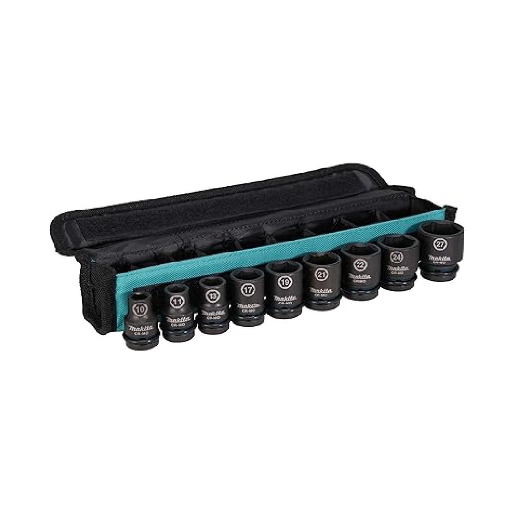 ชุดลูกบล็อกกระแทก Makita E 16601 ขนาด 1 2 นิ้ว 8 ชิ้น ชุด Impact Socket Set