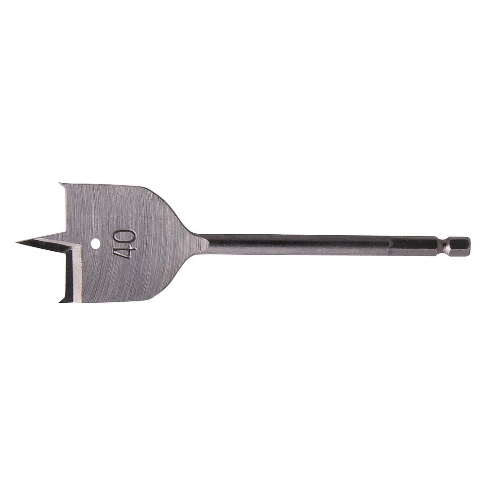 ดอกสว่านใบพาย เจาะไม้ Makita E 17360 ขนาด 40mm แกนหกเหลี่ยม Wood Flat Bit MZ