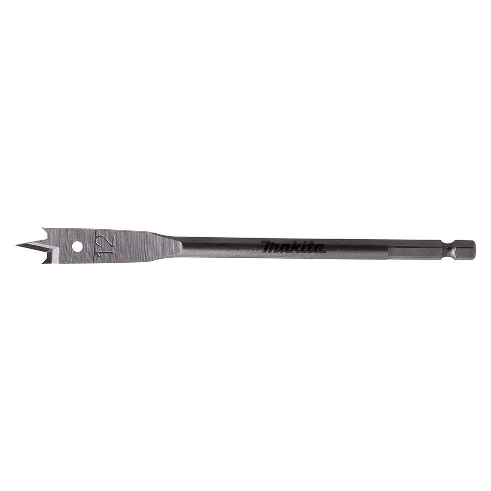 ดอกสว่านใบพาย เจาะไม้ Makita E 17192 ขนาด 12mm แกนหกเหลี่ยม Wood Flat Bit MZ