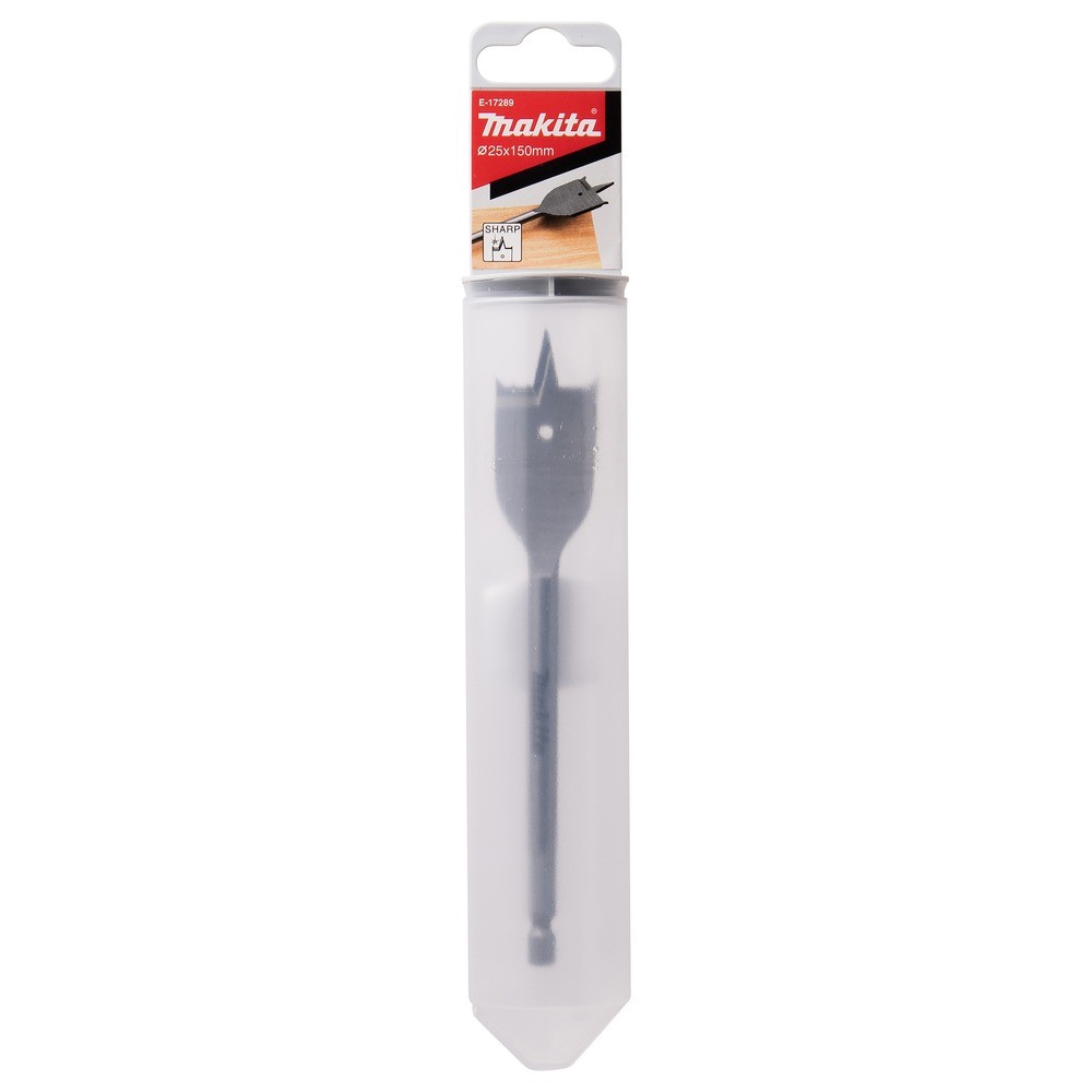 ดอกสว่านใบพาย เจาะไม้ Makita E 17289 ขนาด 25mm แกนหกเหลี่ยม Wood Flat Bit MZ