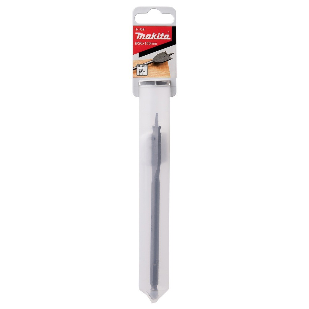 ดอกสว่านใบพาย เจาะไม้ Makita E 17251 ขนาด 20mm แกนหกเหลี่ยม Wood Flat Bit MZ