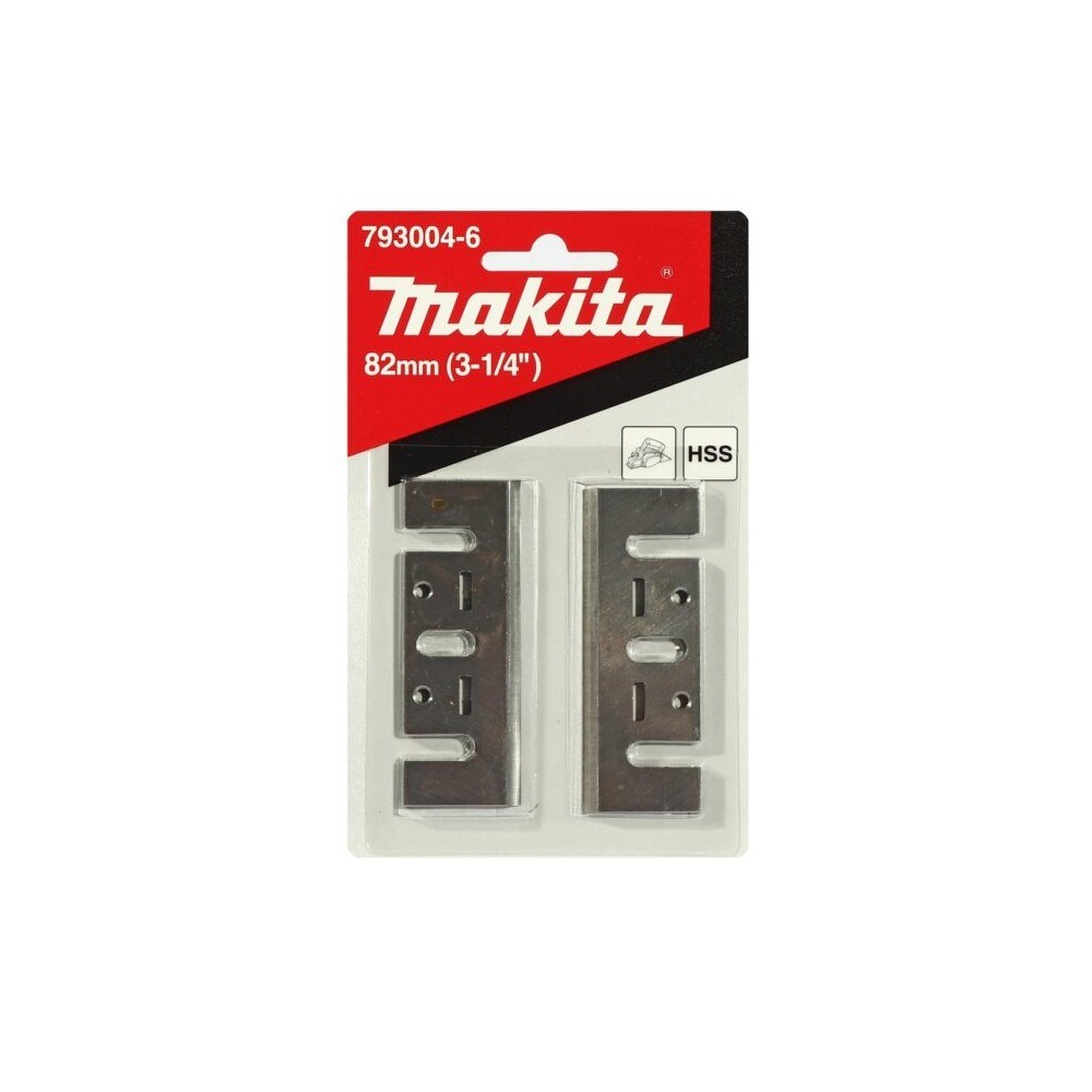 ใบมีดกบไฟฟ้า Makita 793004 6 HSS 82mm สำหรับรุ่น 1100   1900B