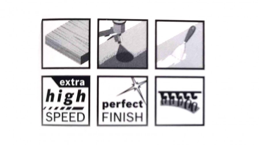 กระดาษทรายกลม BOSCH C470 ขนาด 5 นิ้ว หลังสักหลาด 8 รู 10แผ่น/ชุด 