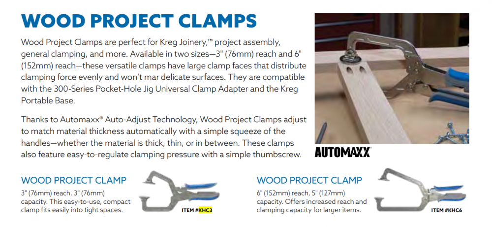 คีมล็อค 3 นิ้ว KREG KHC3-INT Wood Project Clamp with Automaxx® 76mm