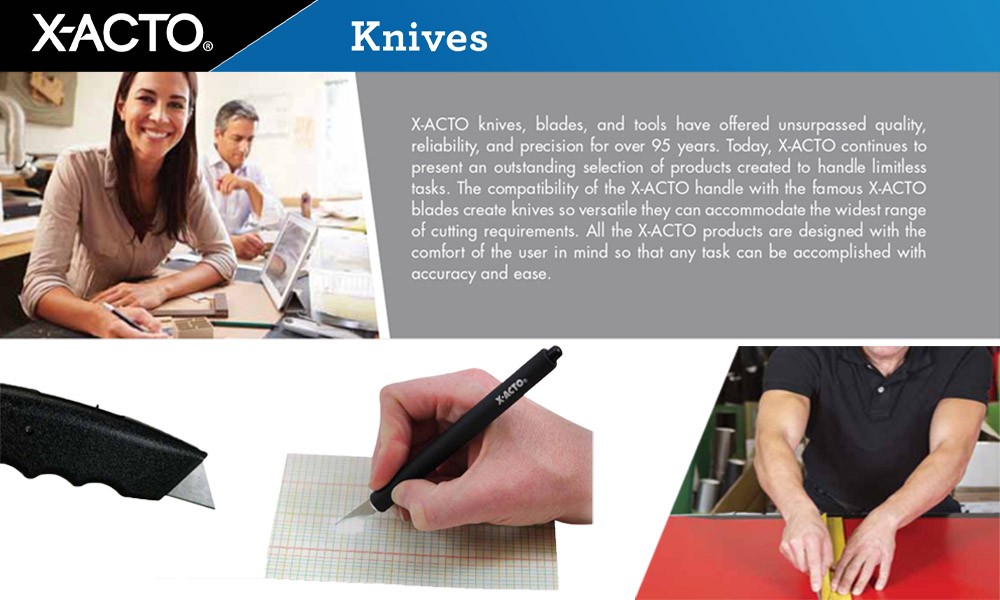 มีดแกะสลัก X-ACTO XWA3201E Basic light duty knife No.1