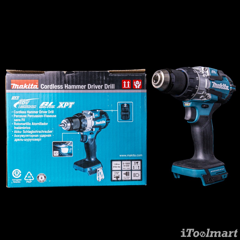 สว่านกระแทกไร้สาย MAKITA DHP489Z ขนาด 18V. ตัวเปล่า
