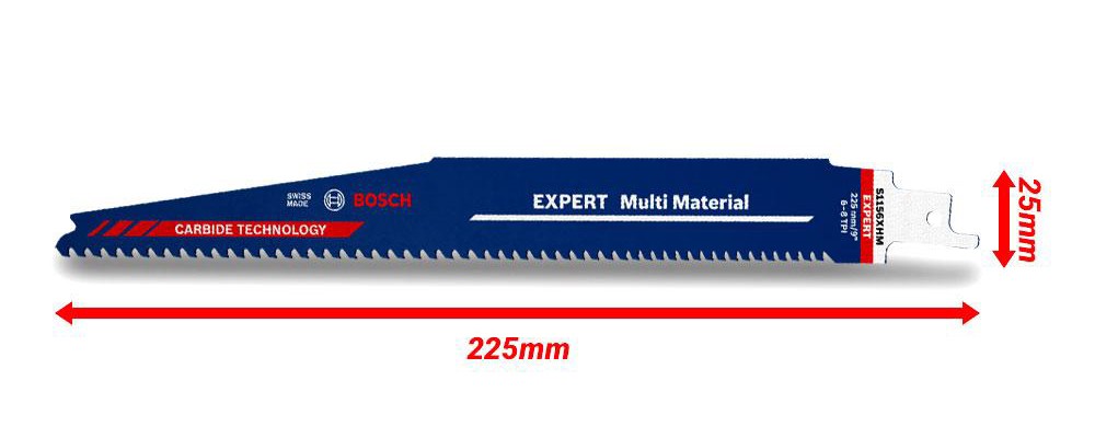 BOSCH Expert Multi Material S 1156 XHM Reciprocating Saw Blade