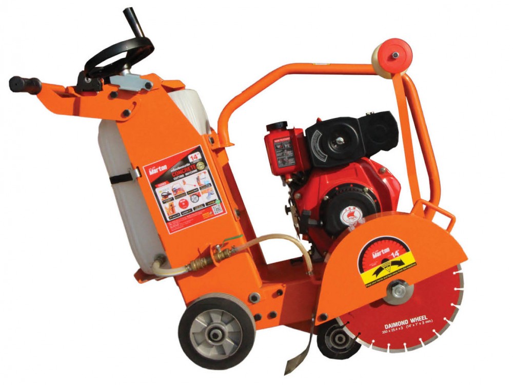 Marton CUT14-9.0HP-B Concrete road cutter, 14 inches, 9.0 horsepower