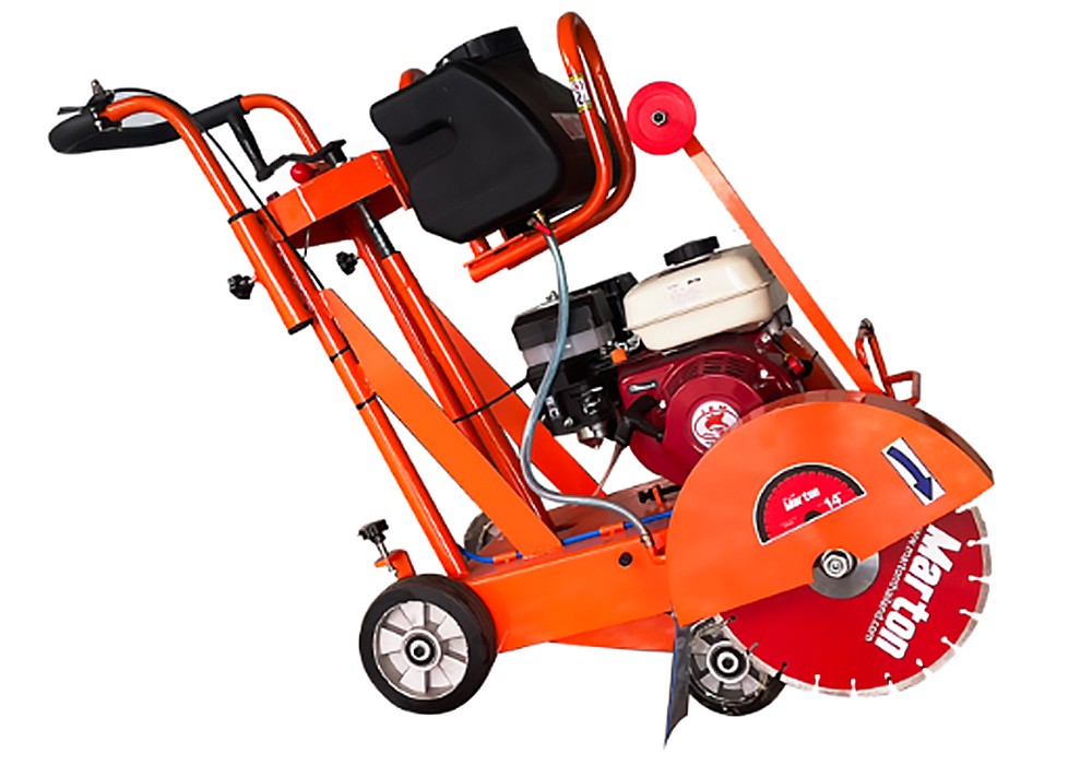 รถตัดคอนกรีต 14 นิ้ว Marton CUT14M-7.5HP.B กำลัง 7.5 แรงม้า พร้อมใบตัดถนน 14 นิ้ว