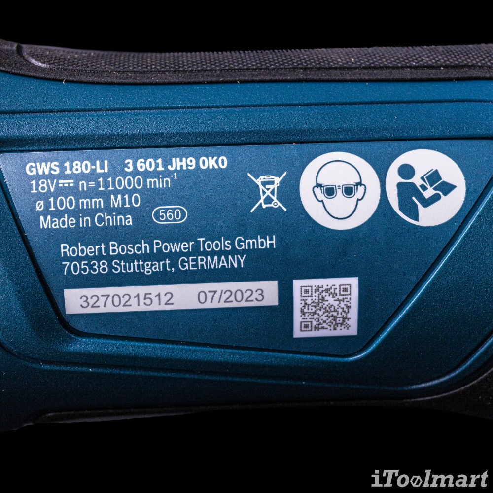 ชุดสุดคุ้ม สว่านกระแทกไร้สาย BOSCH GSB 185-LI + เครื่องเจียรไร้สาย BOSCH GWS 180 LI (พร้อมแท่นชาร์จและเเบตเตอรี่)